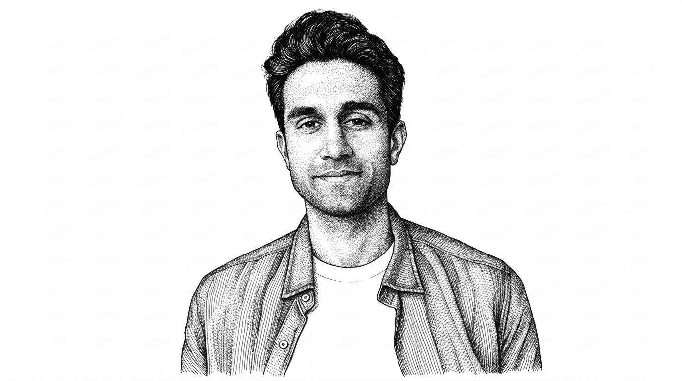 WSJ hedcut-style portrait of Virat Singh