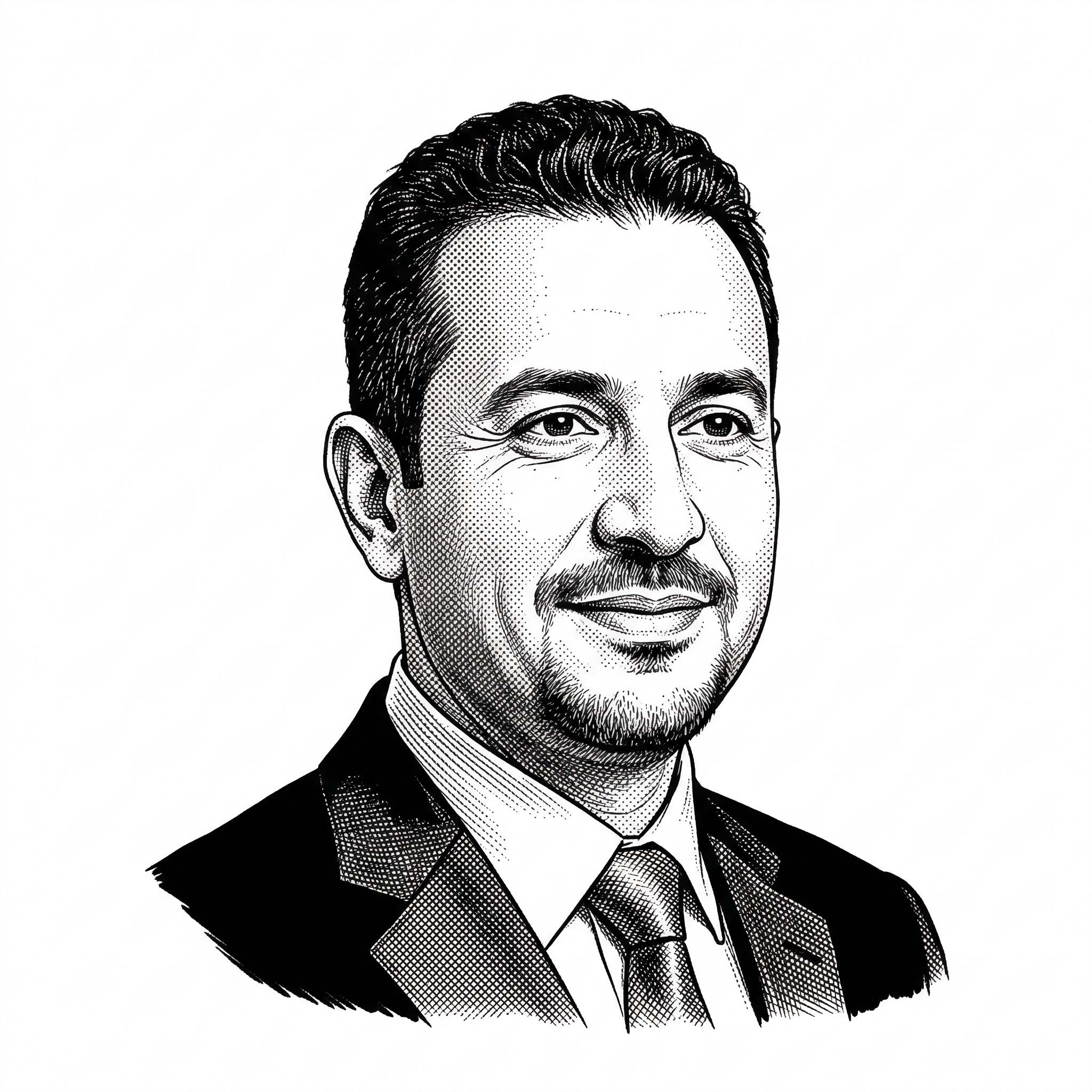 WSJ hedcut-style portrait of Elie Habib